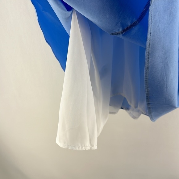 Adrienne Cotton Skinny Strap Ruffled Mini Dress, S - Picture 7 of 9